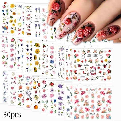 Blatt nail art sticker - blatt, 3d