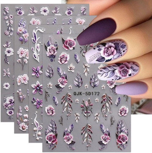 Jmeowio nagelsticker blumen - jmeowio,