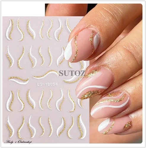 Nagel sticker nail streifen - sticker,
