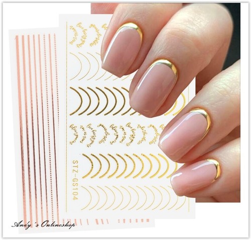 Nagel sticker nail art - 3d,
