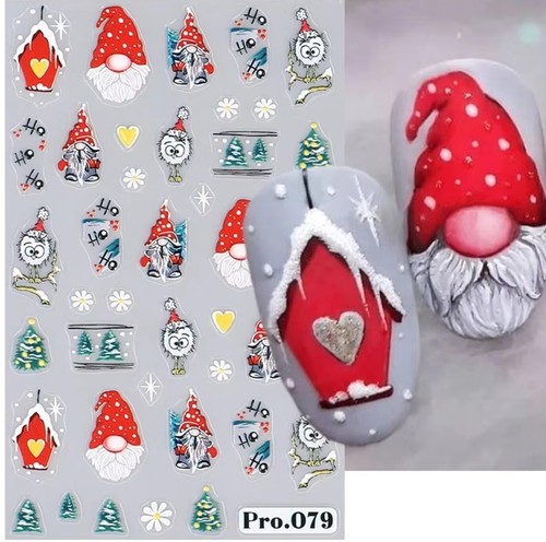 Nagel sticker nail art - 3d,