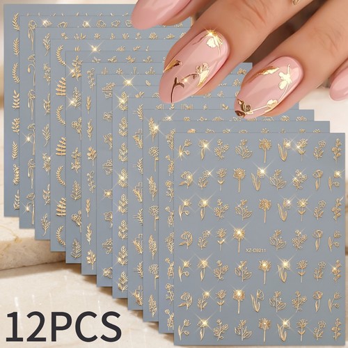 Blatt nail art sticker - blatt, 3d