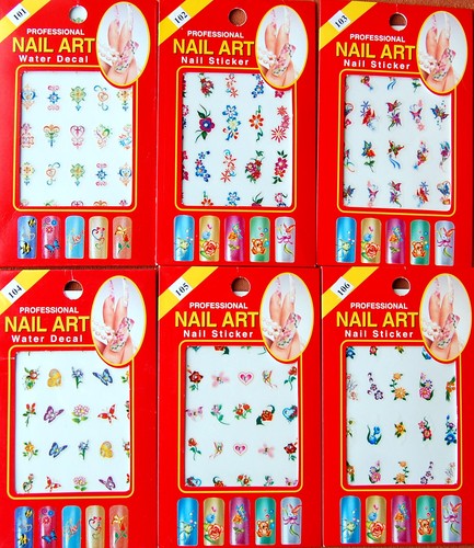Nagel sticker aufkleber - 3d,