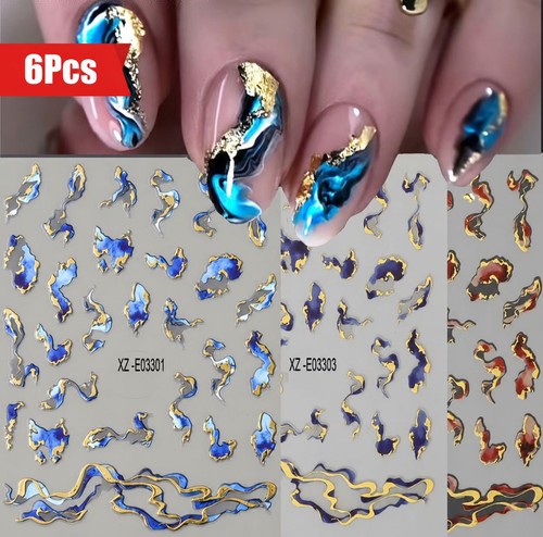 Blatt nail art - 6,