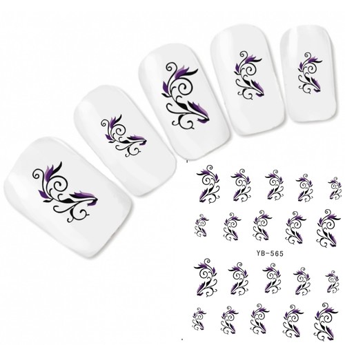 Tattoo nail art aufkleber - art,