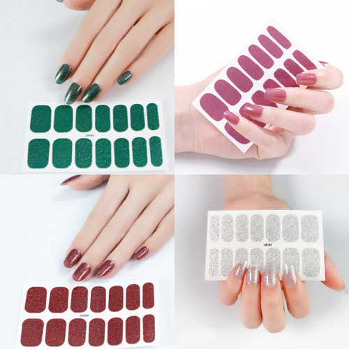 28x nagelfolie selbstklebende - nagelfolie,