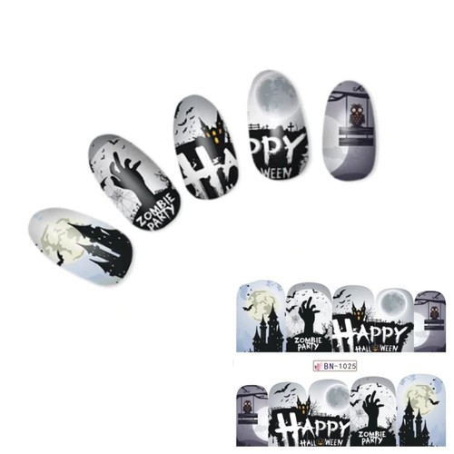 Tattoo nail halloween - tattoo,