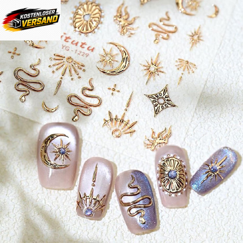 Selbstklebende nagelsticker - selbstklebende,