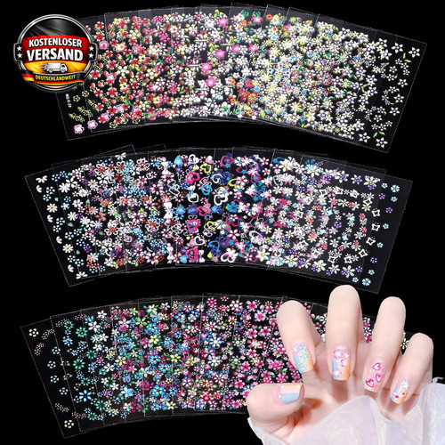 Nagelsticker set blatt - nagelsticker, 30