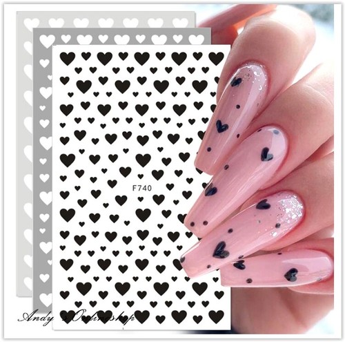 Nagel sticker nail art - 3d,