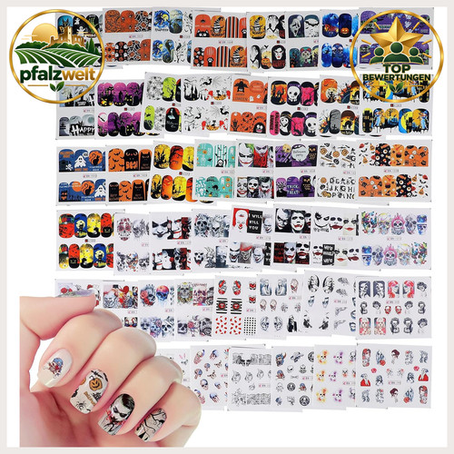 Halloween nagelsticker - nagelsticker, 48