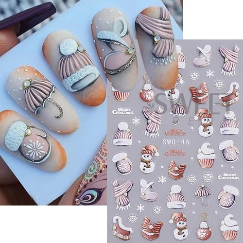 Nagel sticker nail art - 3d,