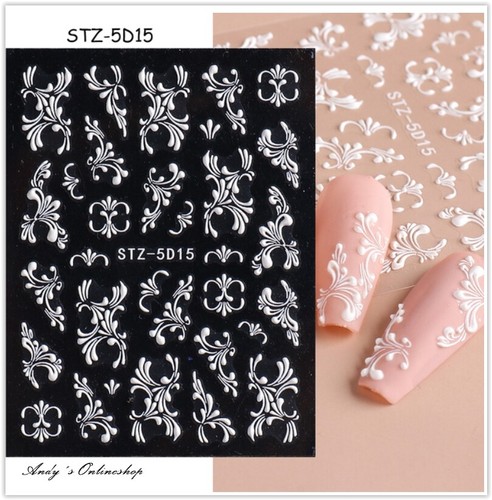Nagel sticker nail art - 3d,