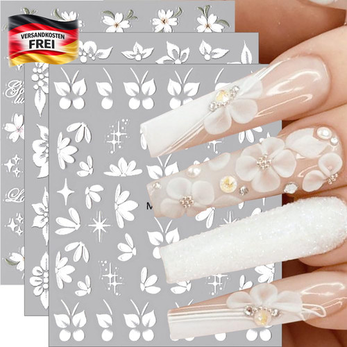 Geprägte nagelsticker - 5d,