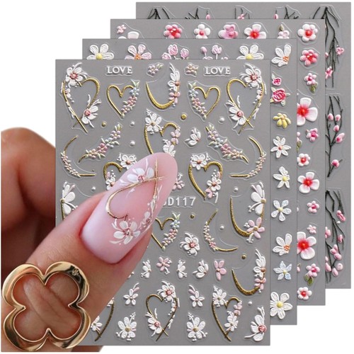 Nagelsticker blume nail - blume, art