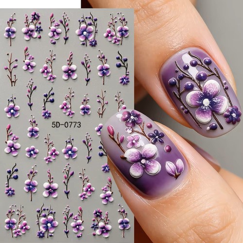 Nail art sticker - 5d,